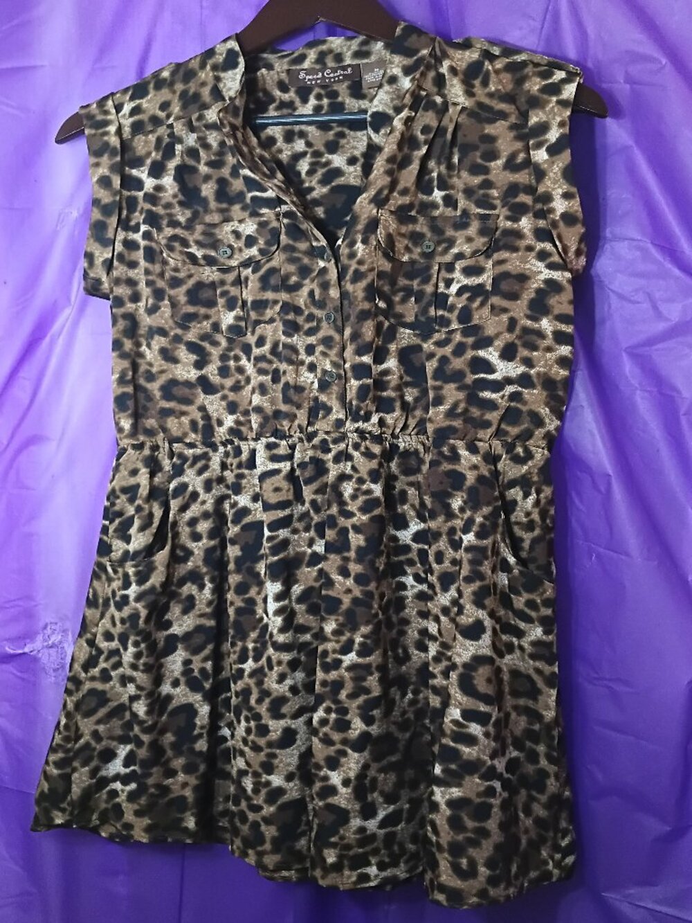 Speed Control NY Women's Animal Print Dress Size M